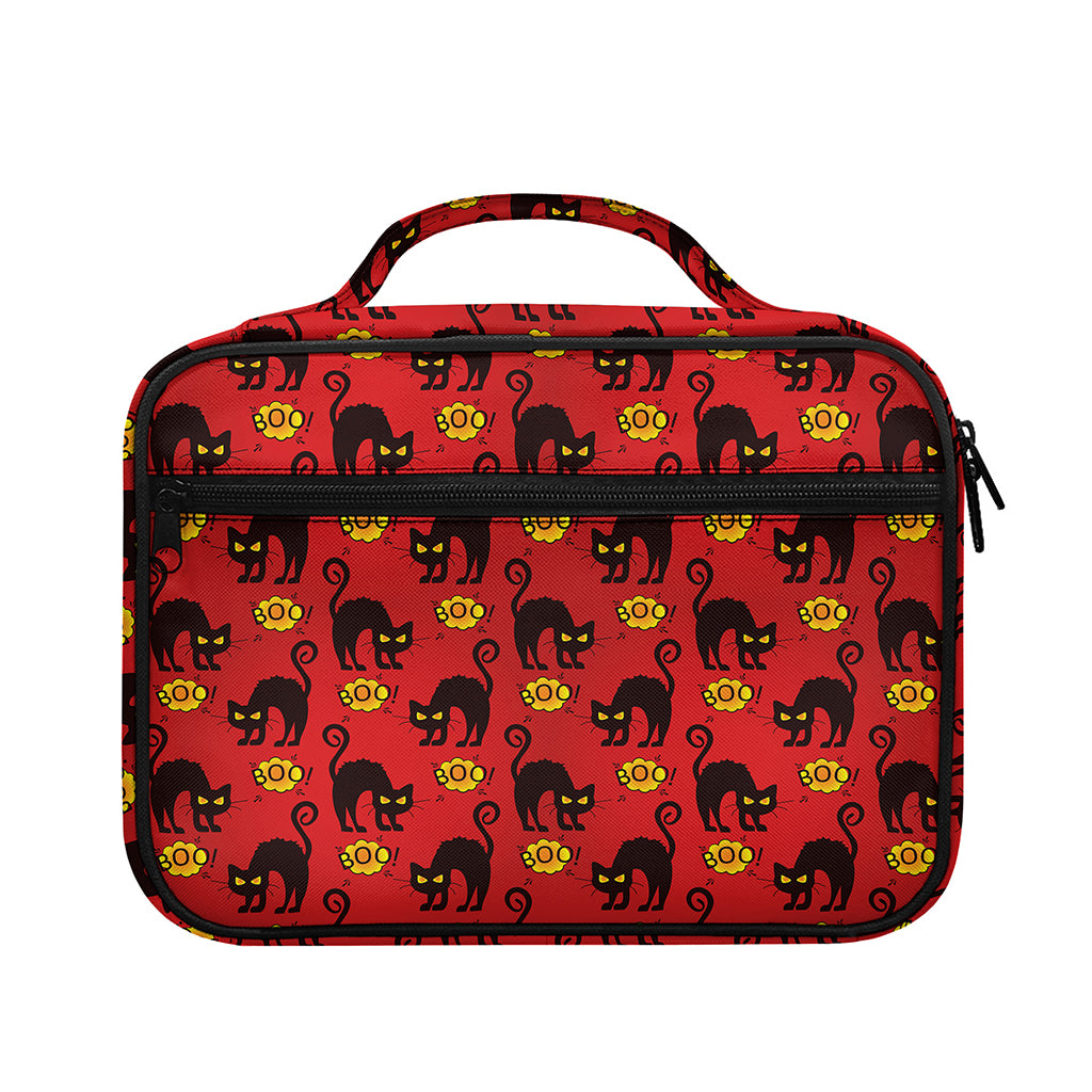 Halloween Black Cat Pattern Print Briefcase Bible Bag