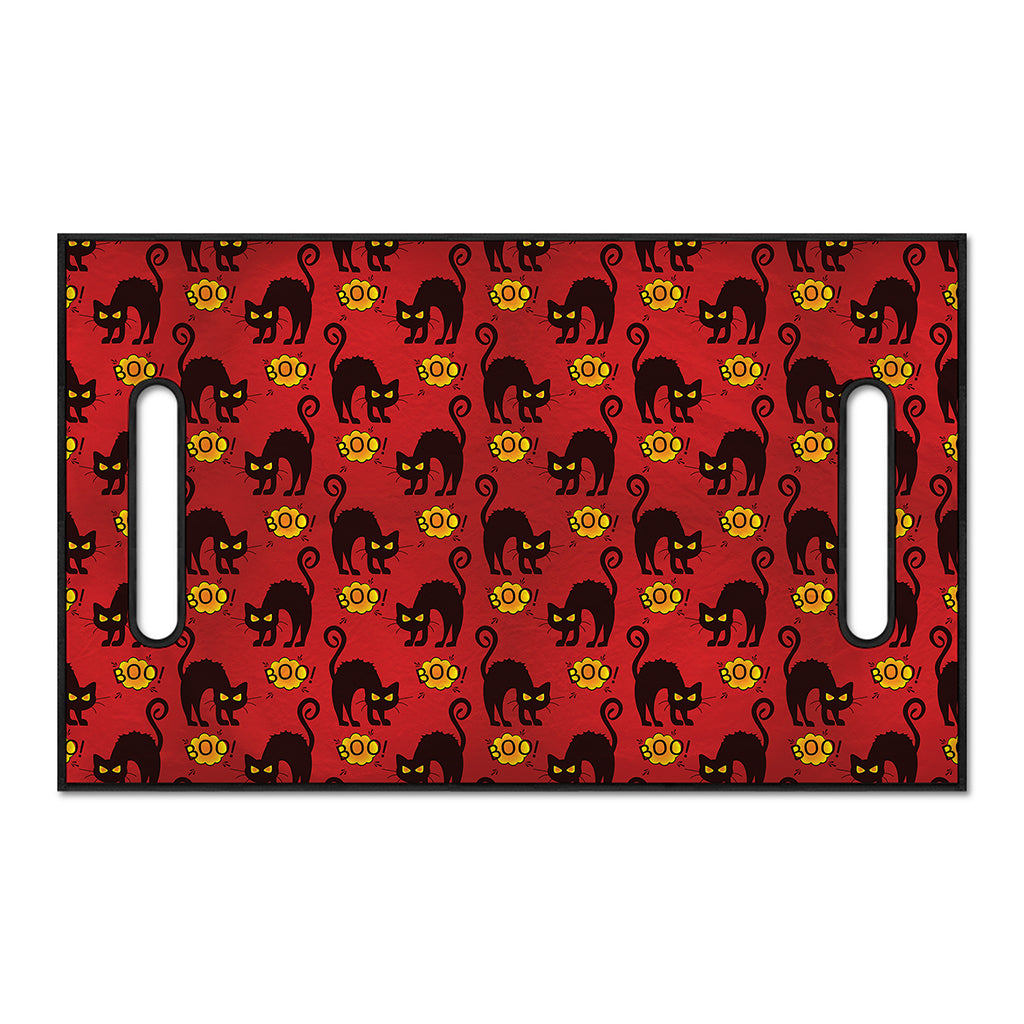 Halloween Black Cat Pattern Print Golf Cart Seat Cover
