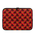 Halloween Black Cat Pattern Print Laptop Sleeve