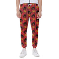 Halloween Black Cat Pattern Print Joggers