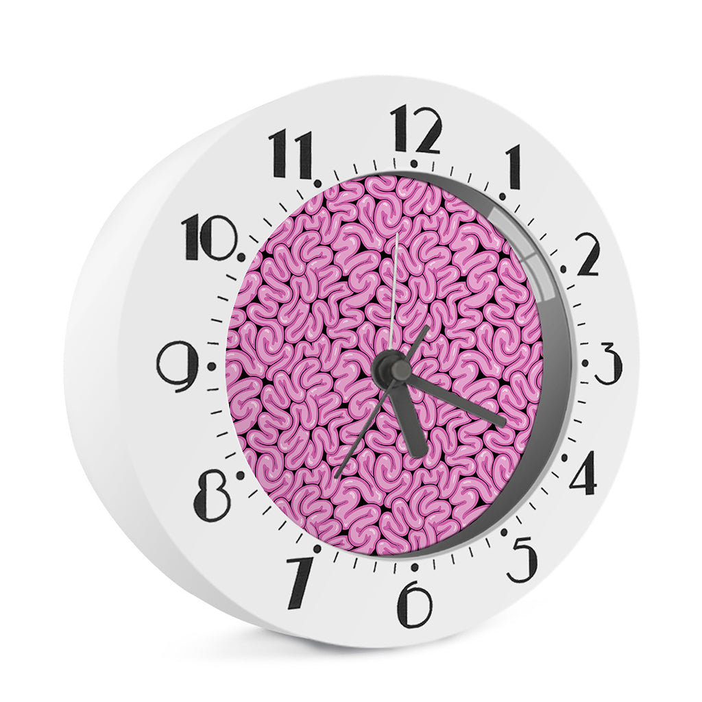 Halloween Brain Print Alarm Clock