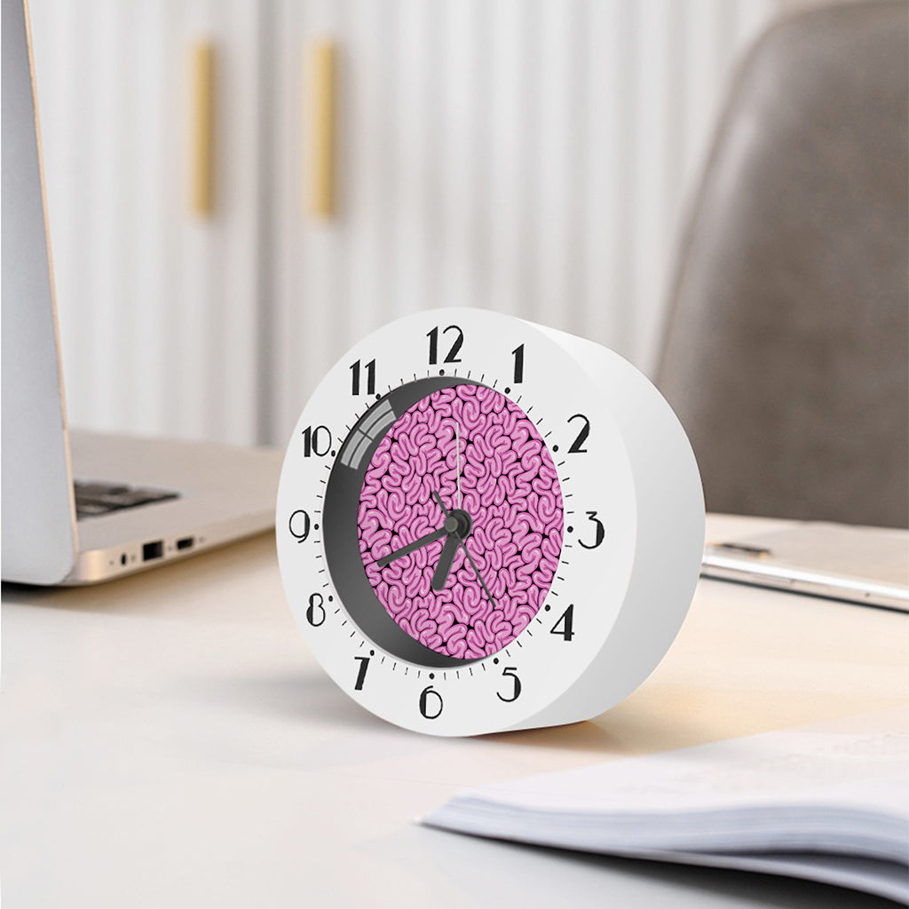 Halloween Brain Print Alarm Clock