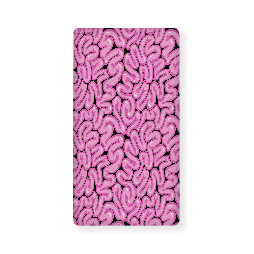 Halloween Brain Print Baby Crib Sheet