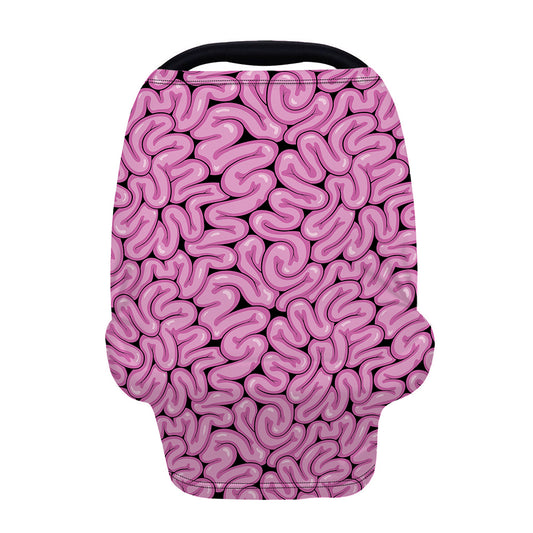 Halloween Brain Print Baby Seat Cover