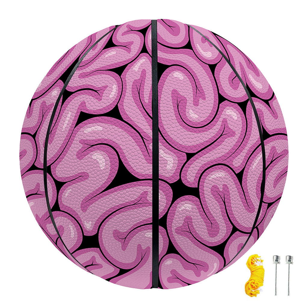 Halloween Brain Print Basketball