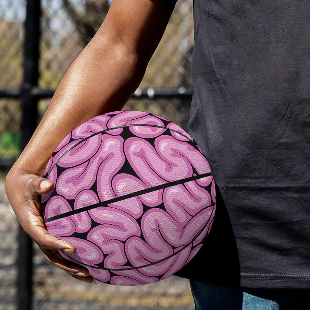 Halloween Brain Print Basketball