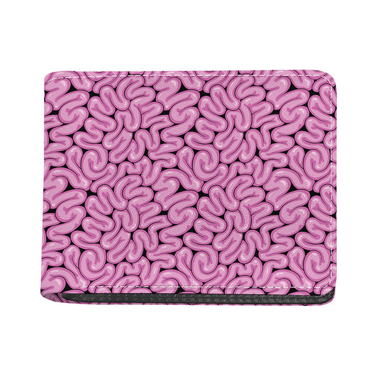 Halloween Brain Print Bifold Wallet