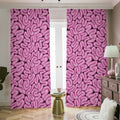 Halloween Brain Print Dimout Pencil Pleat Curtains