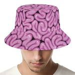 Halloween Brain Print Bucket Hat