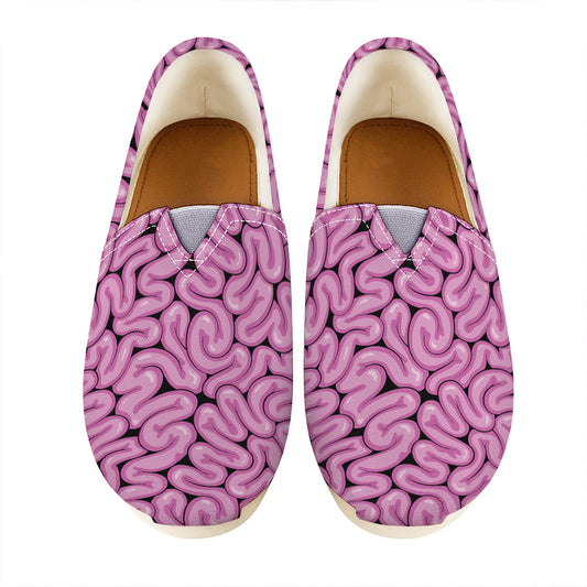 Halloween Brain Print Casual Shoes