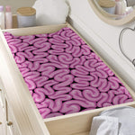 Halloween Brain Print Changing Pad Cover