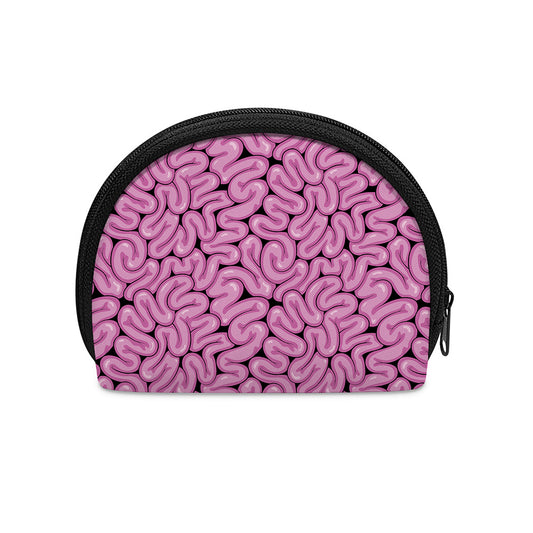 Halloween Brain Print Coin Purse