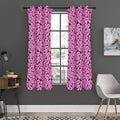 Halloween Brain Print Grommet Curtain Panels