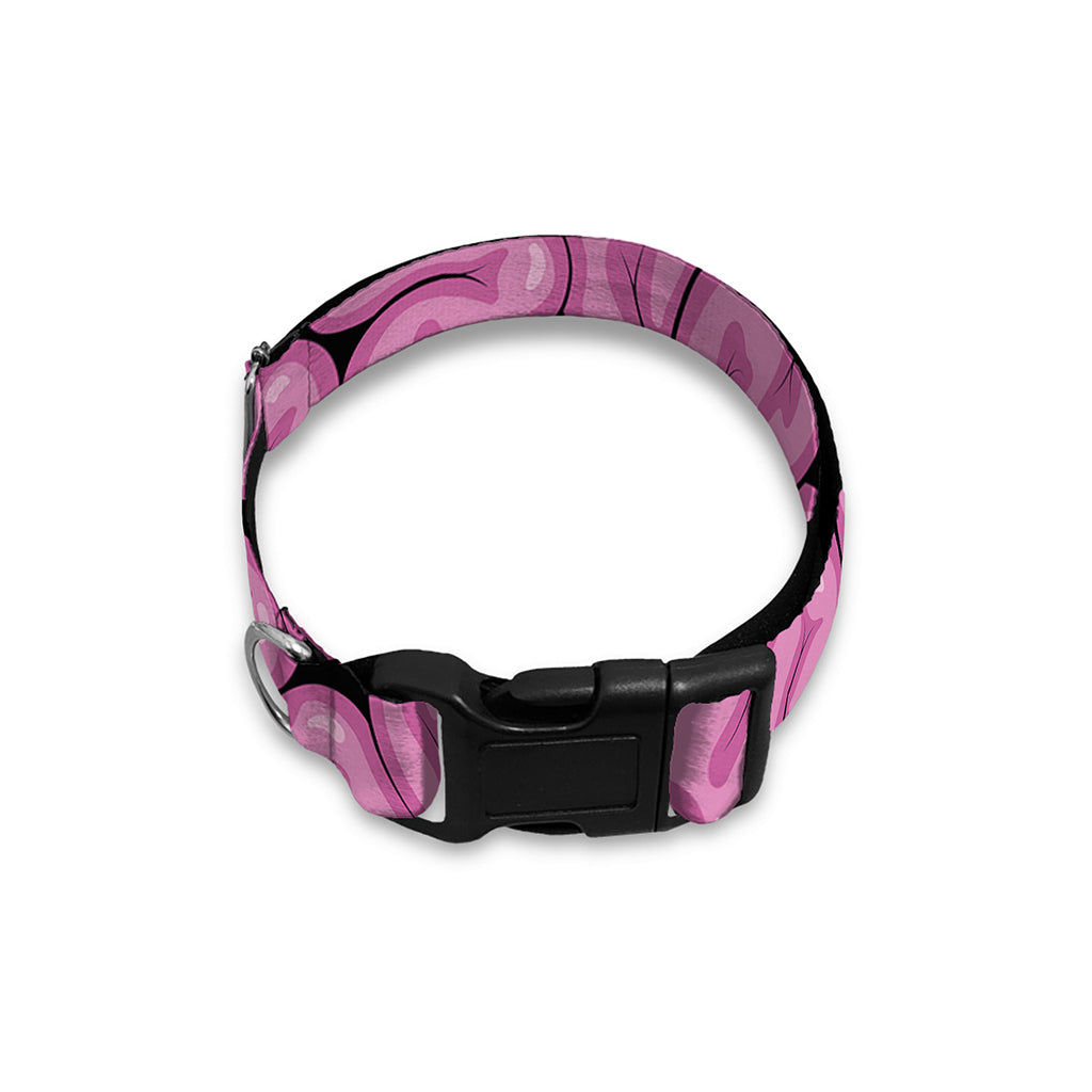 Halloween Brain Print Dog Collar