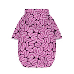 Halloween Brain Print Dog Zip Up Hoodie