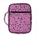 Halloween Brain Print Front Pocket Bible Bag