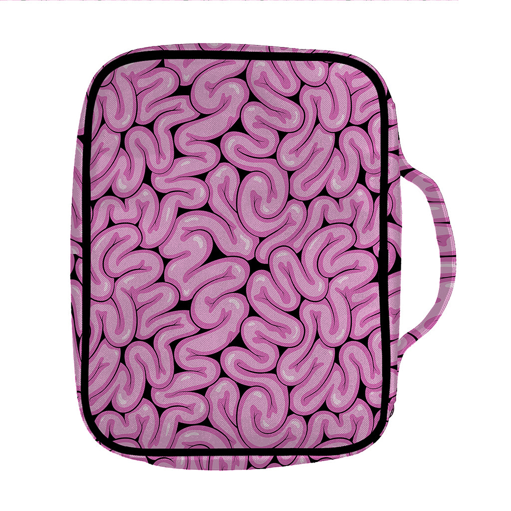 Halloween Brain Print Front Pocket Bible Bag