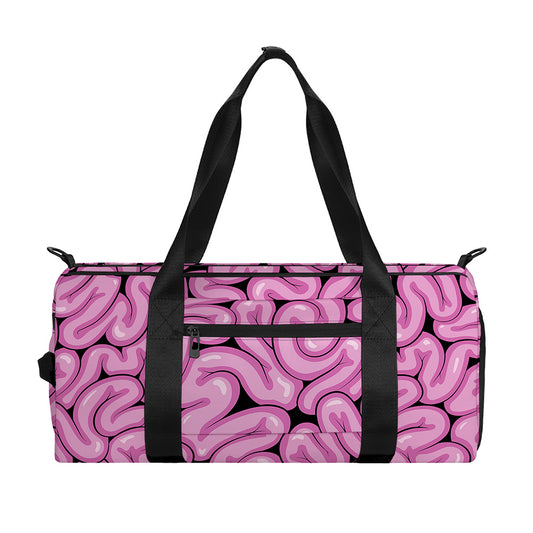 Halloween Brain Print Gym Bag