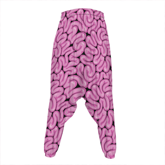 Halloween Brain Print Hammer Pants