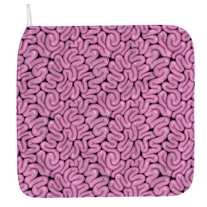 Halloween Brain Print Hand Towel