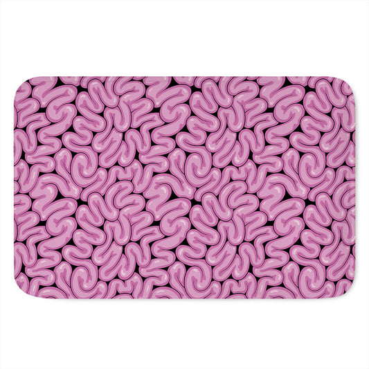 Halloween Brain Print Indoor Door Mat