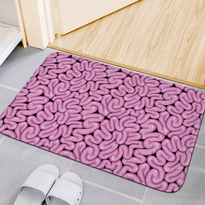 Halloween Brain Print Indoor Door Mat