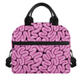 Halloween Brain Print Insulated Lunch Bag