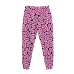 Halloween Brain Print Jogger Pants