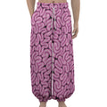 Halloween Brain Print Lantern Pants