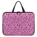 Halloween Brain Print Laptop Sleeve With Handle