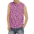 Halloween Brain Print Men's Fitness Tank Top