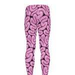 Halloween Brain Print Men's leggings