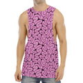 Halloween Brain Print Men's Muscle Tank Top