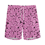 Halloween Brain Print Men's Sports Shorts