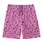 Halloween Brain Print Men's Swim Trunks