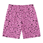 Halloween Brain Print Men's Swim Trunks