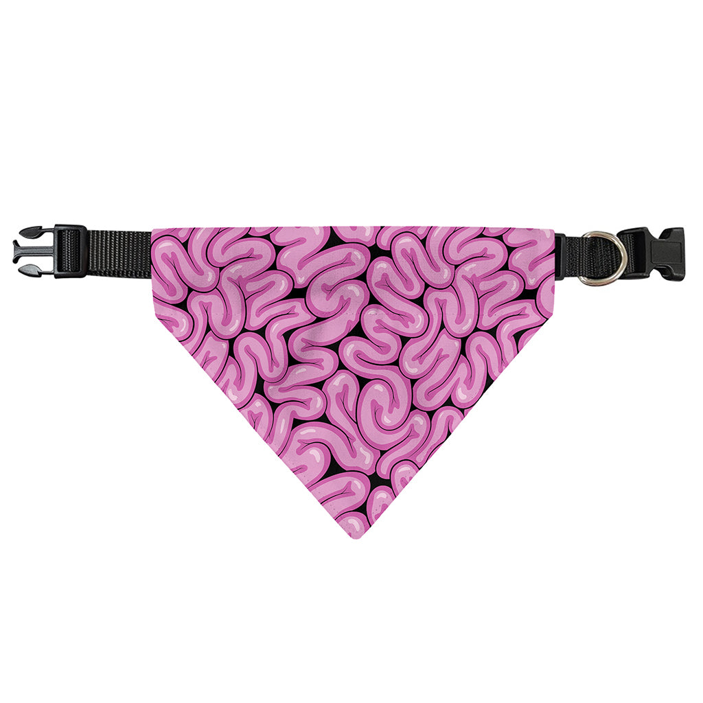 Halloween Brain Print Over The Collar Dog Bandana