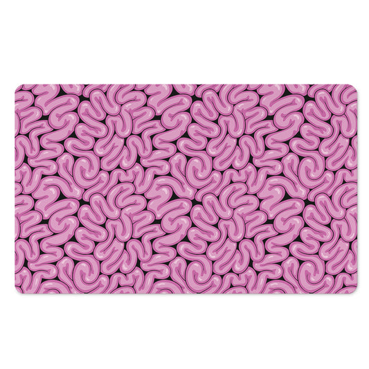 Halloween Brain Print Polyester Doormat