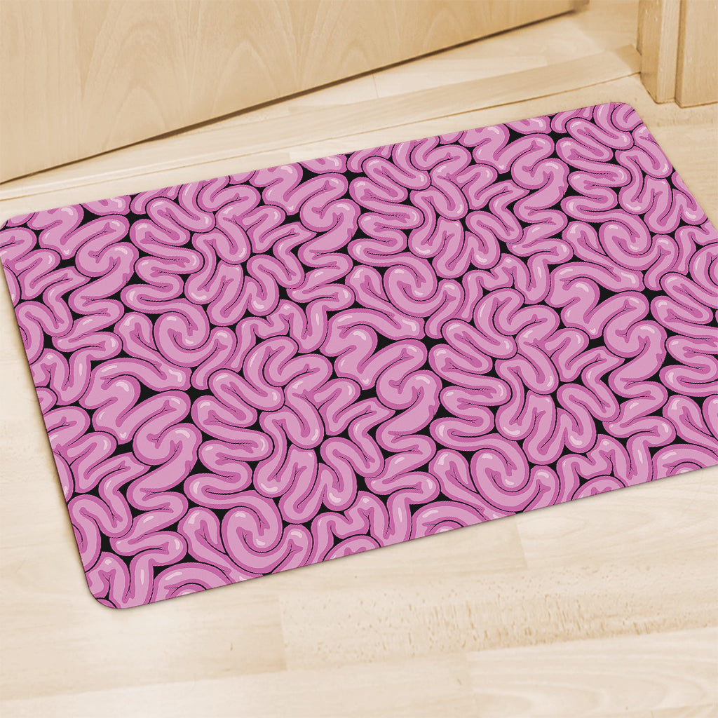 Halloween Brain Print Polyester Doormat