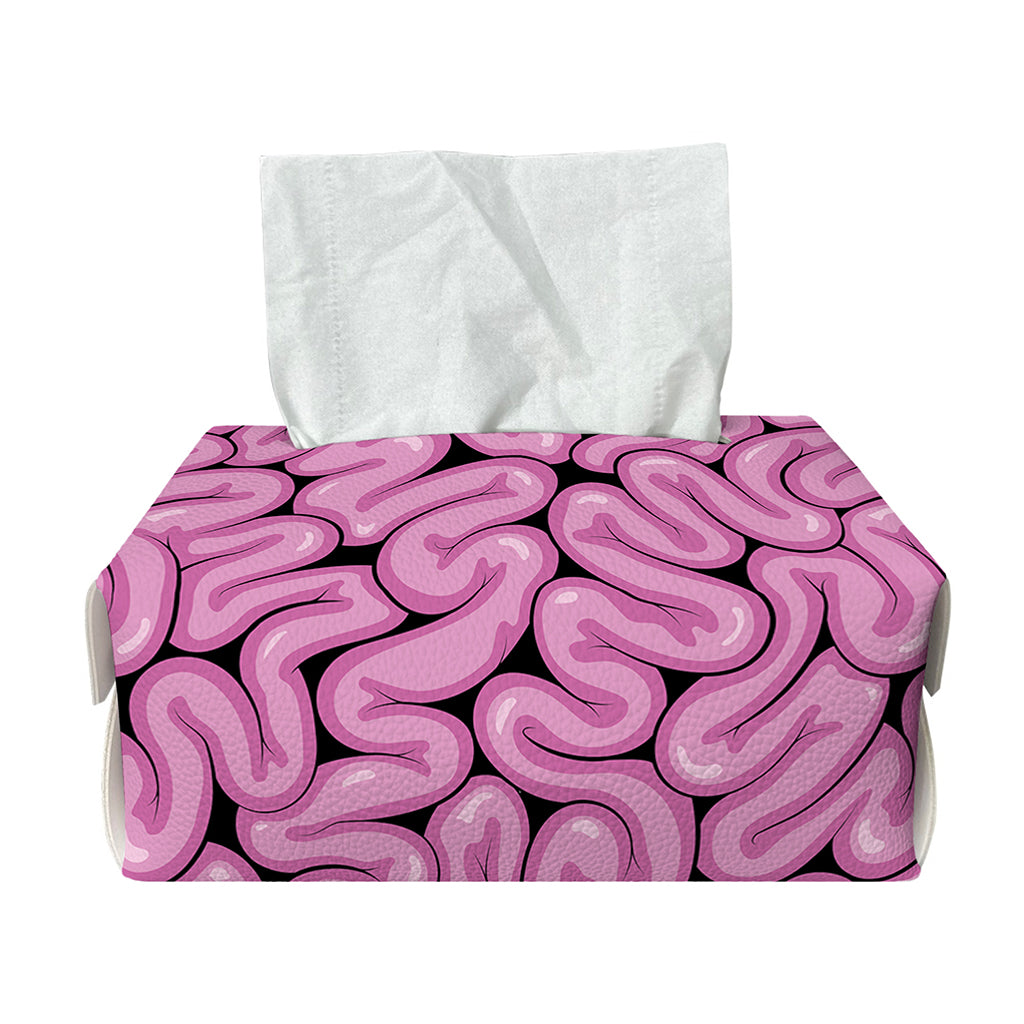 Halloween Brain Print Rectangle Tissue Box Cover