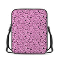 Halloween Brain Print Rectangular Crossbody Bag