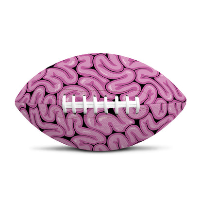 Halloween Brain Print Rugby Ball