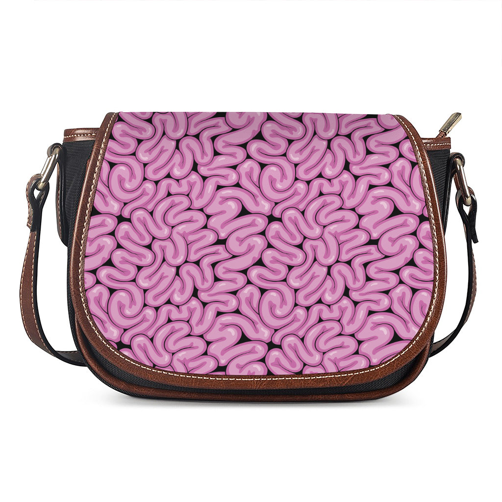 Halloween Brain Print Saddle Bag