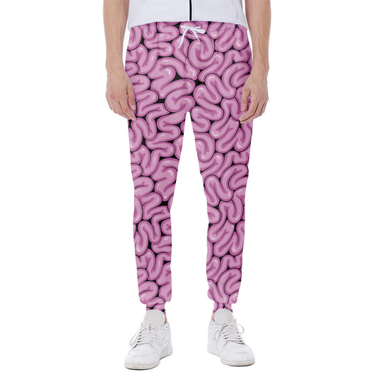 Halloween Brain Print Scuba Joggers