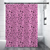 Halloween Brain Print Shower Curtain