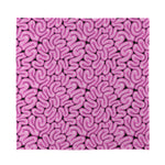 Halloween Brain Print Silk Bandana