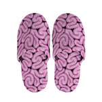 Halloween Brain Print Slippers