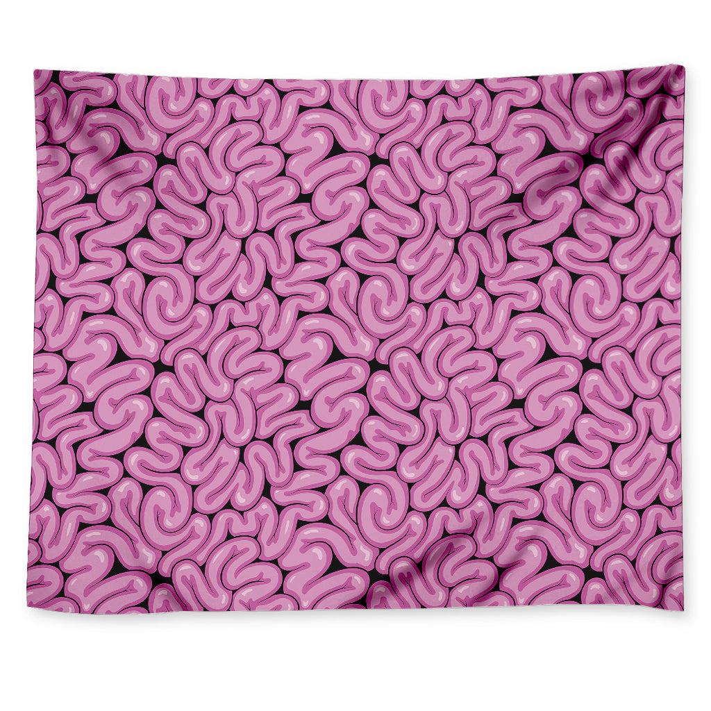 Halloween Brain Print Tapestry