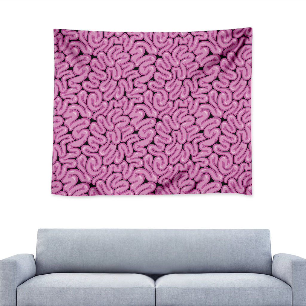 Halloween Brain Print Tapestry