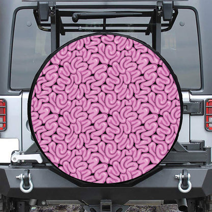 Halloween Brain Print Tire Cover